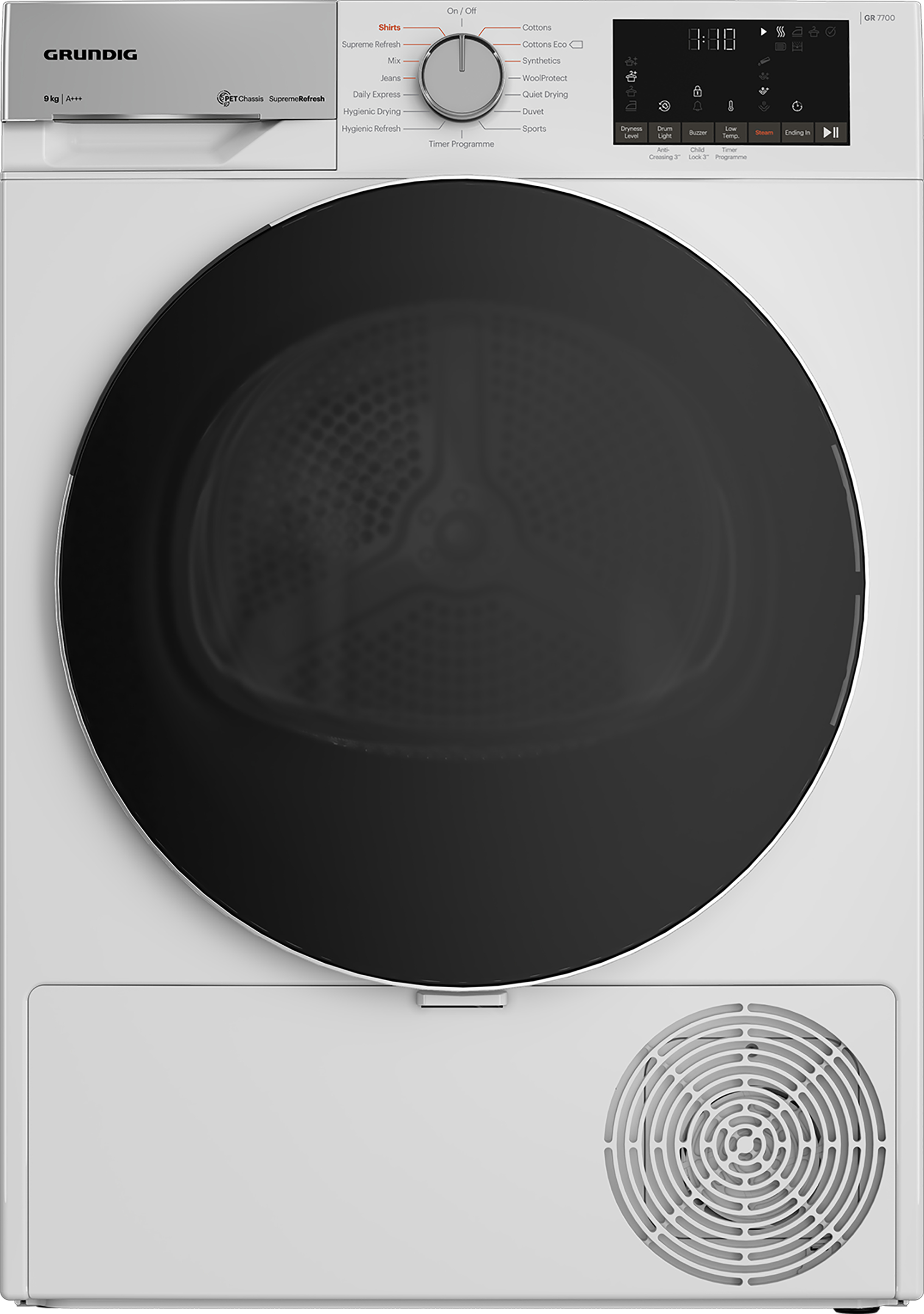Grundig GT54924CW 9kg Tumble Dryer with Heat Pump Technology – image 2