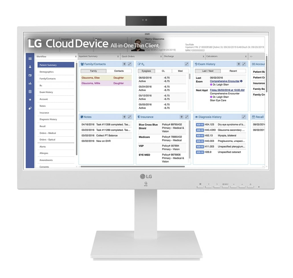 LG 24CR671N-2P.AEU All-in-One PC/workstation Intel® Pentium® N6005