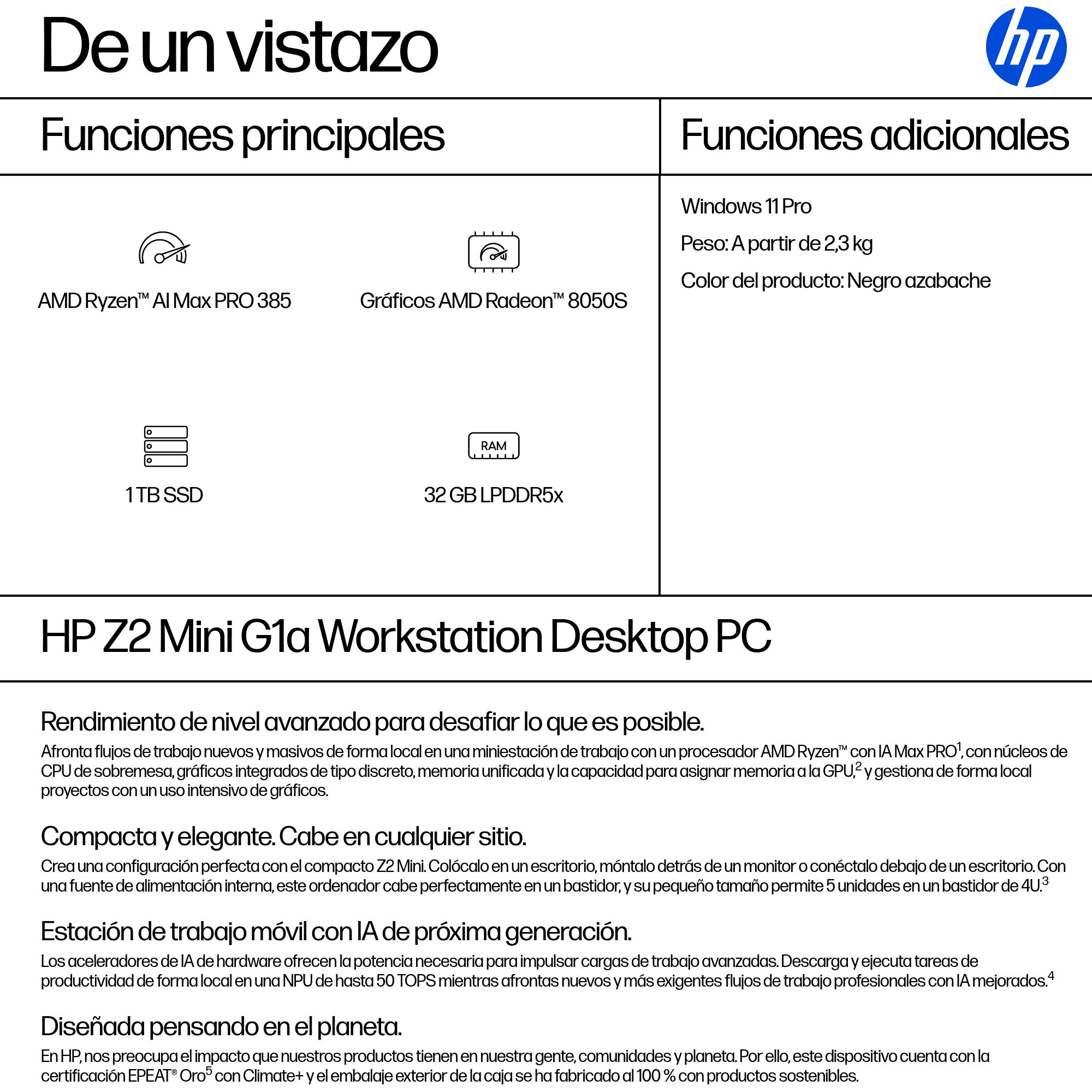 Workstation Mini HP Z2 G1a - imagen 4