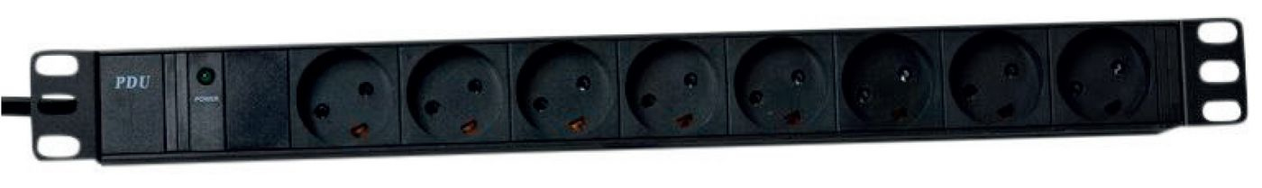 Lanview LVR261883D power distribution unit (PDU) 8 AC outlet(s) 1U Black