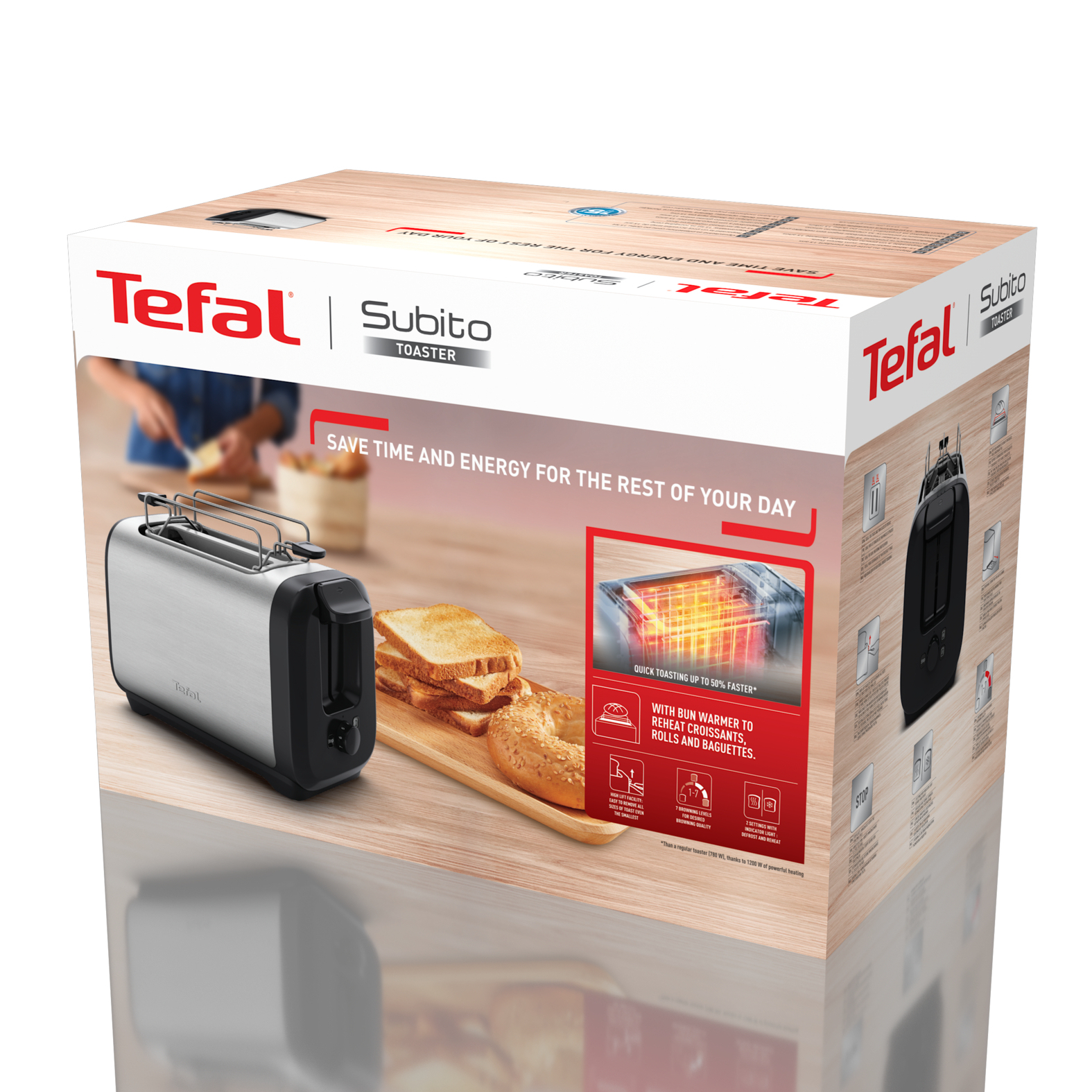Tefal Subito TT5S1DE0 toaster 7 2 slice(s) – image 9
