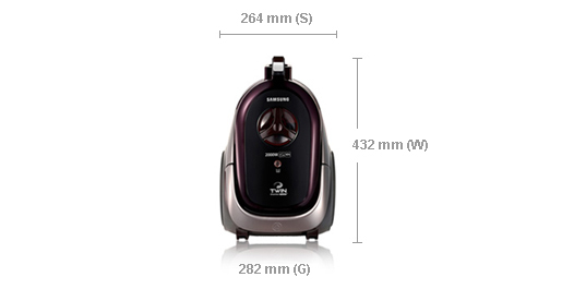 Samsung SC6890 2 L Cylinder vacuum Dry 2000 W Bagless – image 2