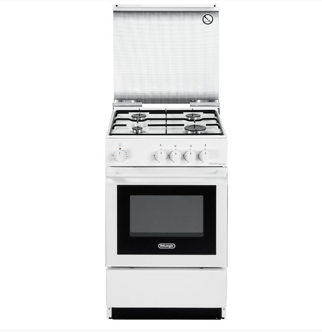 De’Longhi SESW554N cooker Freestanding cooker Electric Gas White