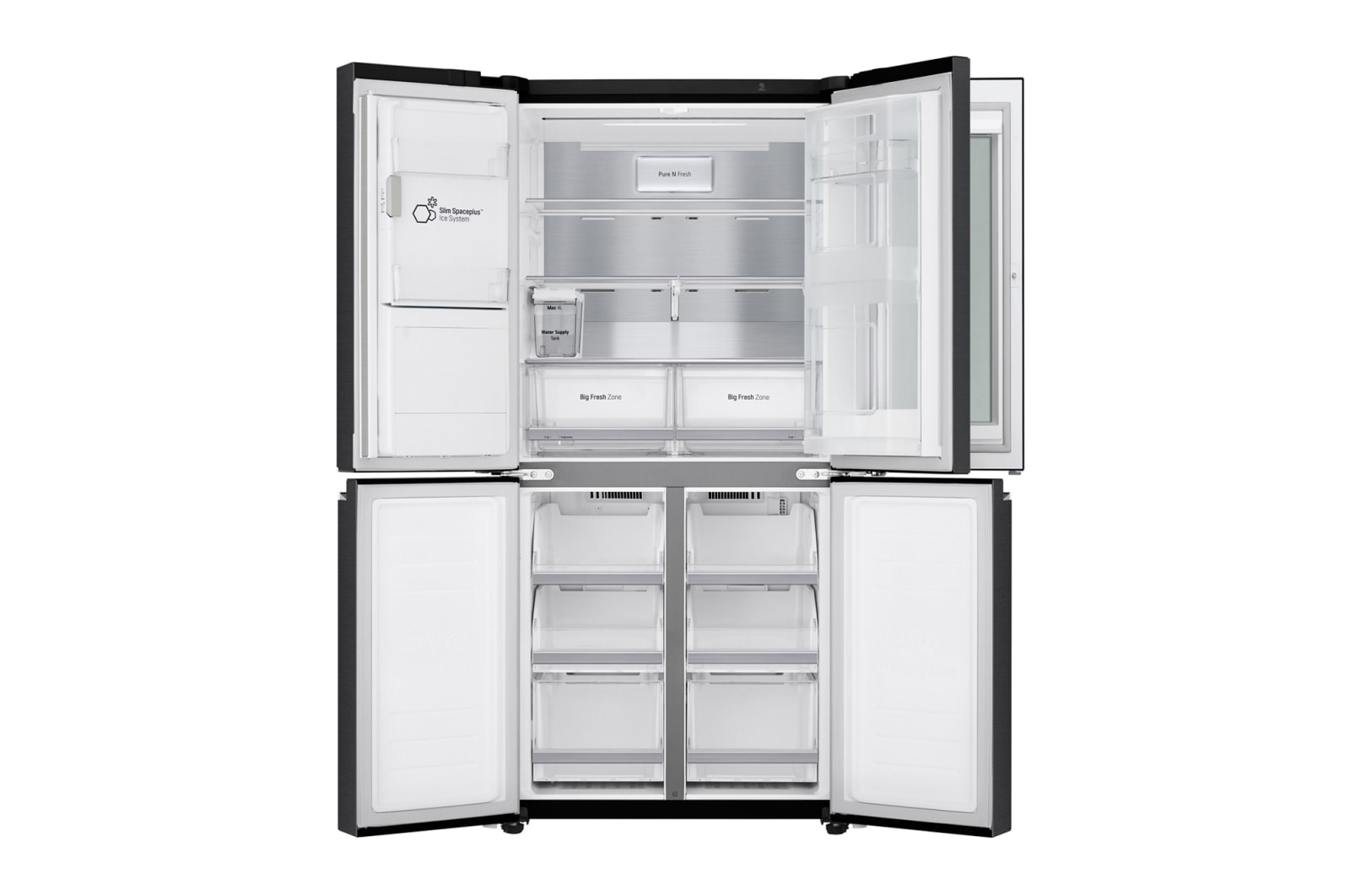 LG GMX844MCBF side-by-side refrigerator Freestanding – image 6