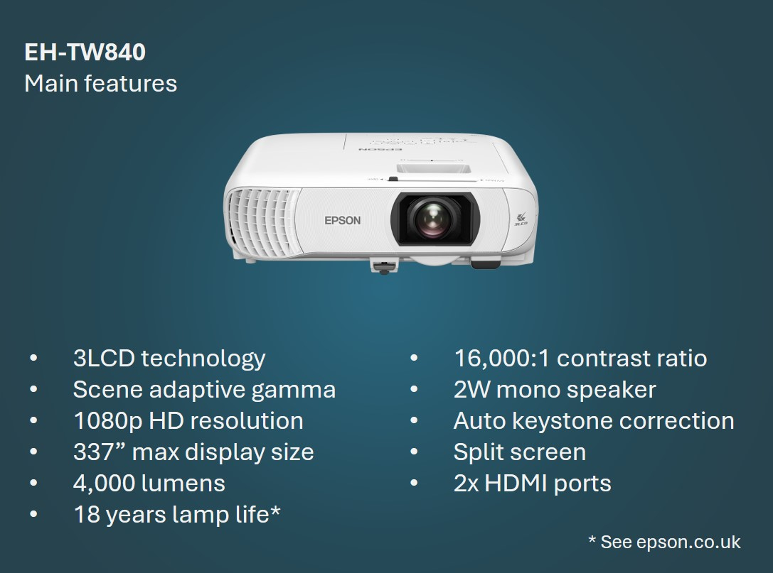 Epson EH-TW840 – image 1
