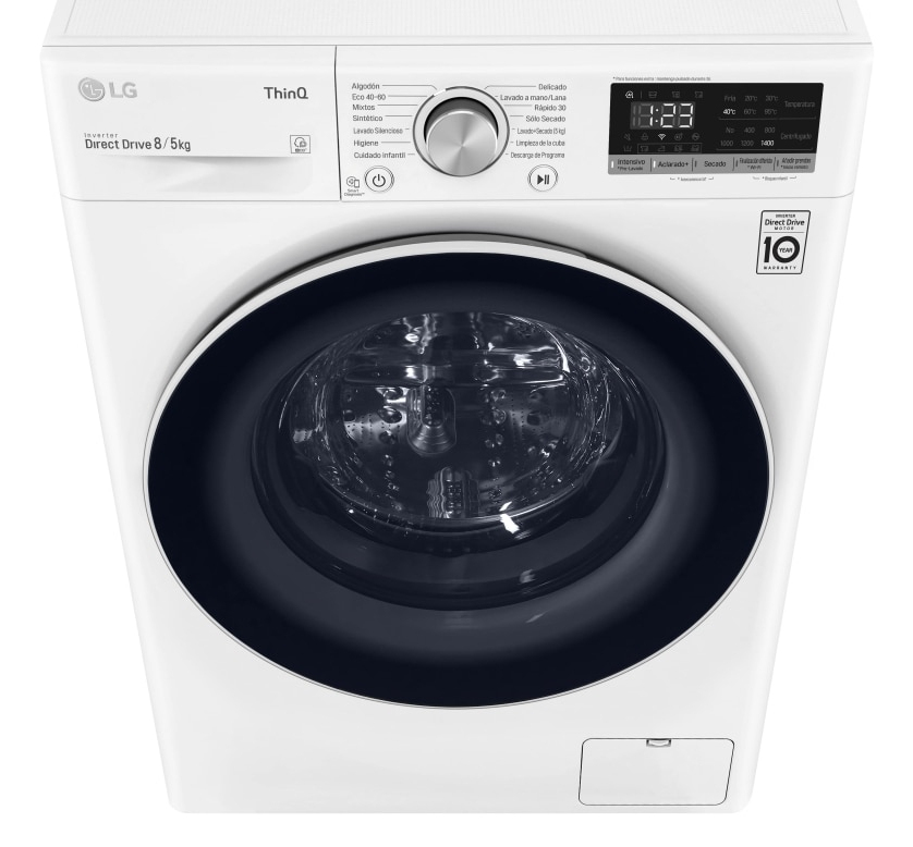 LG F4DN4008N0W washer dryer Freestanding Front-load White – image 9