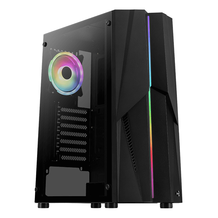 Aerocool Mecha-G-BK-v2 Midi Tower Black – image 1