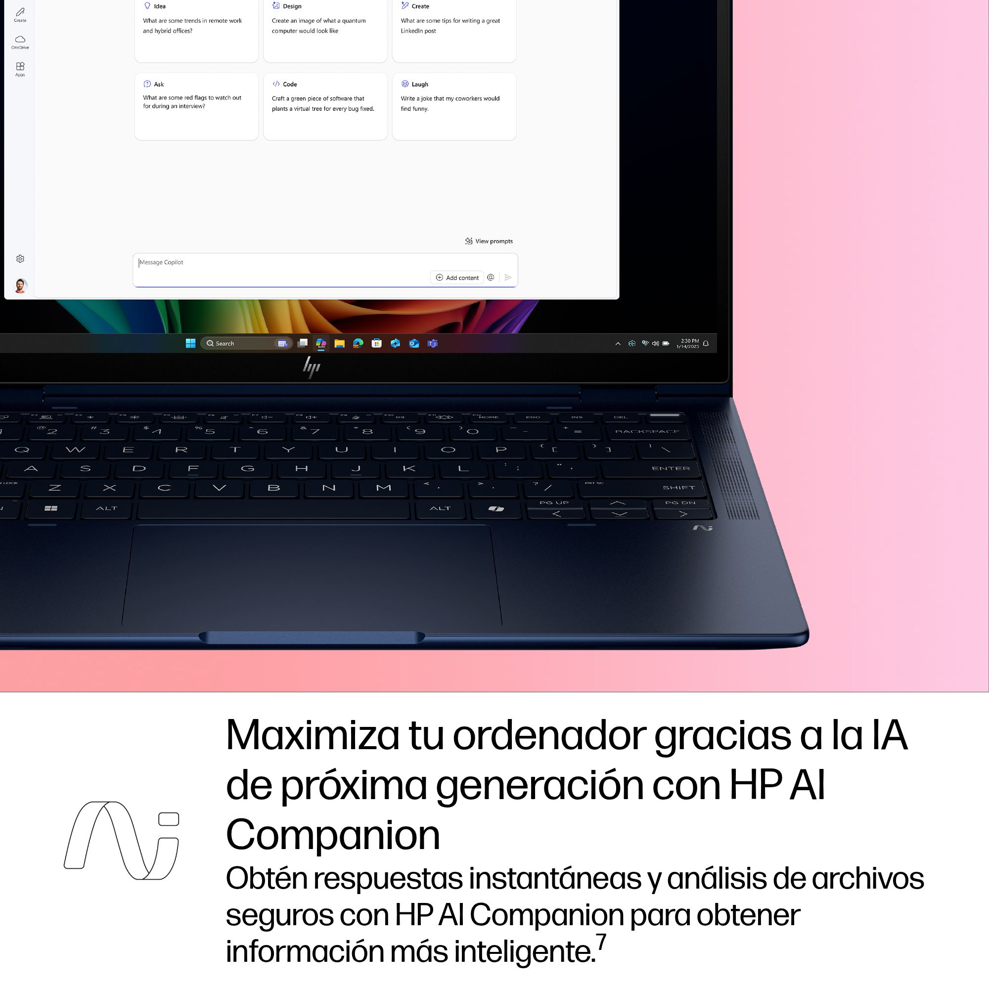 Portátil Profesional HP EliteBook X Flip G1i 14" con IA - imagen 9