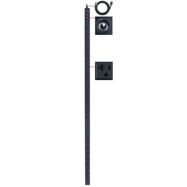 CyberPower PDU30BVT28F power distribution unit (PDU) 28 AC outlet(s) 0U Black – image 2