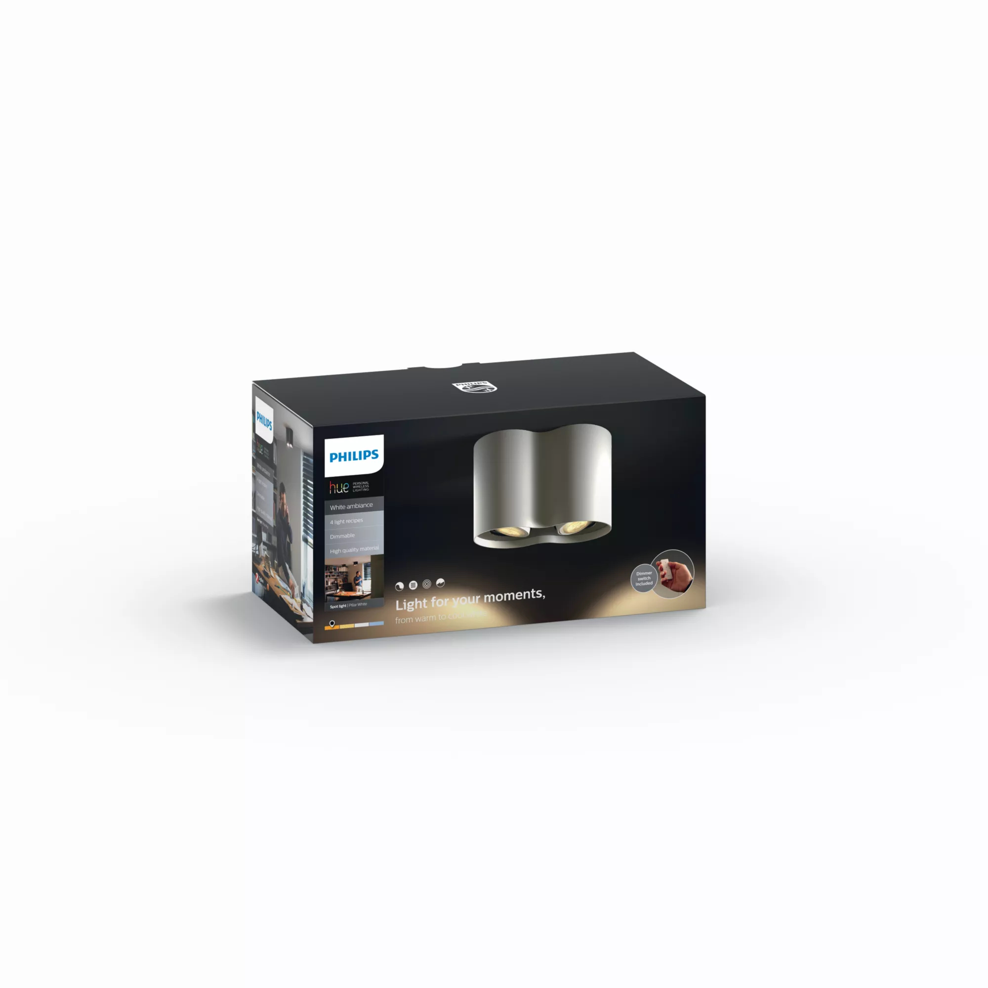 Philips by Signify Philips Hue White ambience Pillar double spotlight – image 6