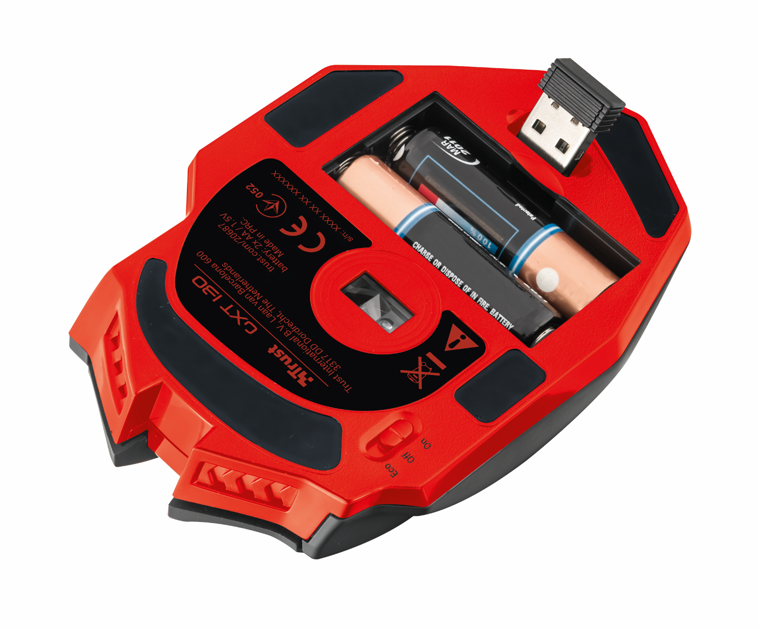 Trust GMS-504 mouse Gaming Right-hand RF Wireless Optical 2400 DPI – image 5