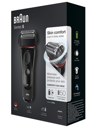 Braun 5-5030S Foil shaver Trimmer Black, Red – image 5