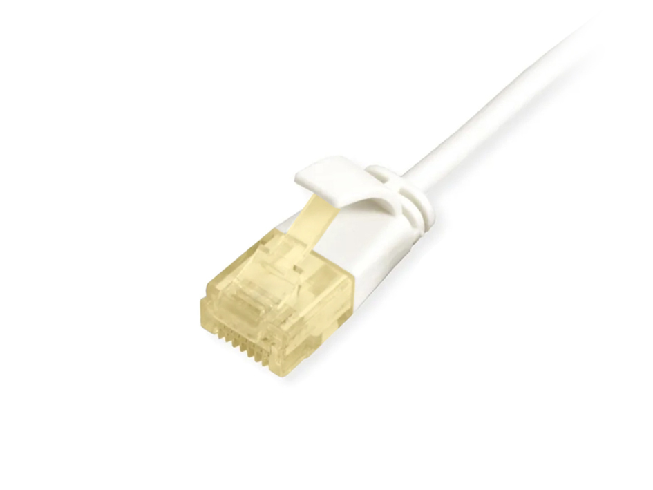 Equip Patchkabel Cat6A SlimFlex U/UTP 0.15m weiß LSZH 2xRJ45 Polybeutel Cat6 Kabel