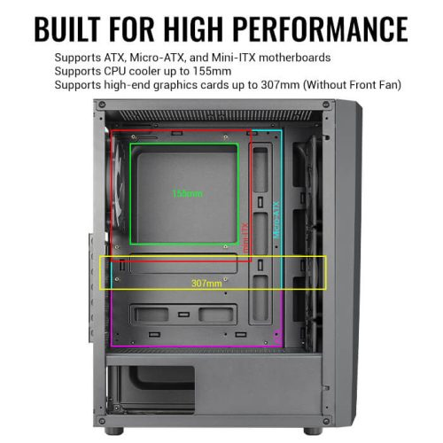 Aerocool Blade Midi Tower Black – image 9