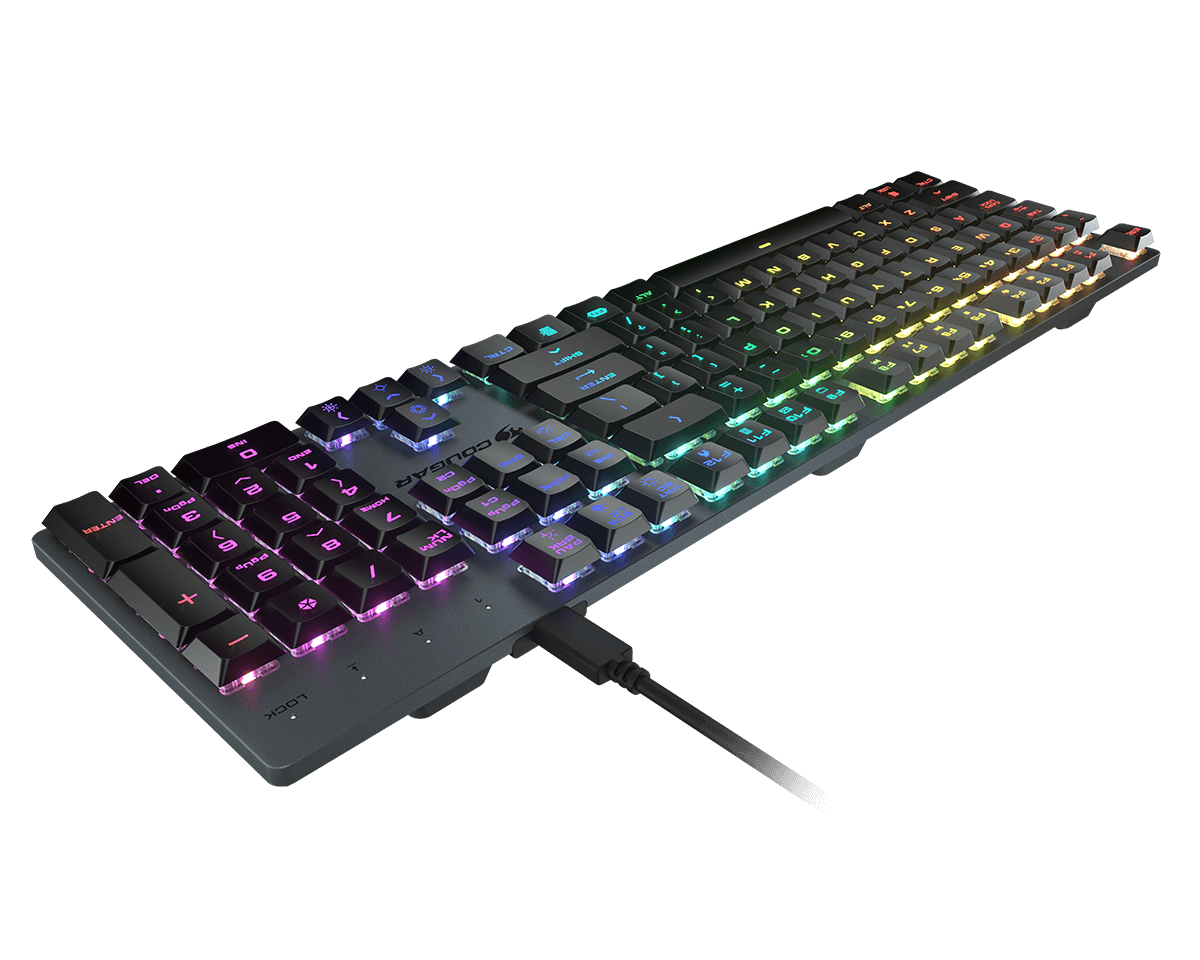 COUGAR LUXLIM keyboard Gaming USB QWERTY Black – image 5