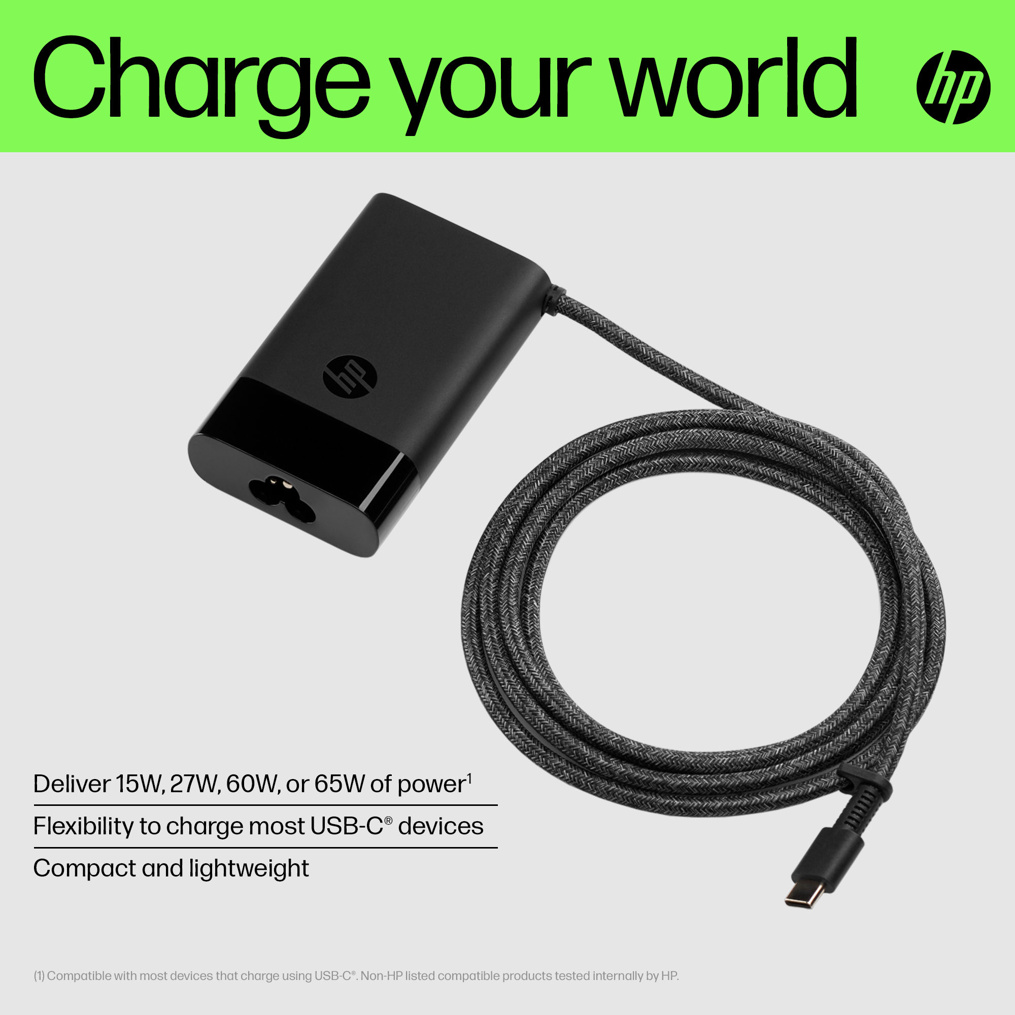 HP 65W USB-C Laptop Charger – image 5