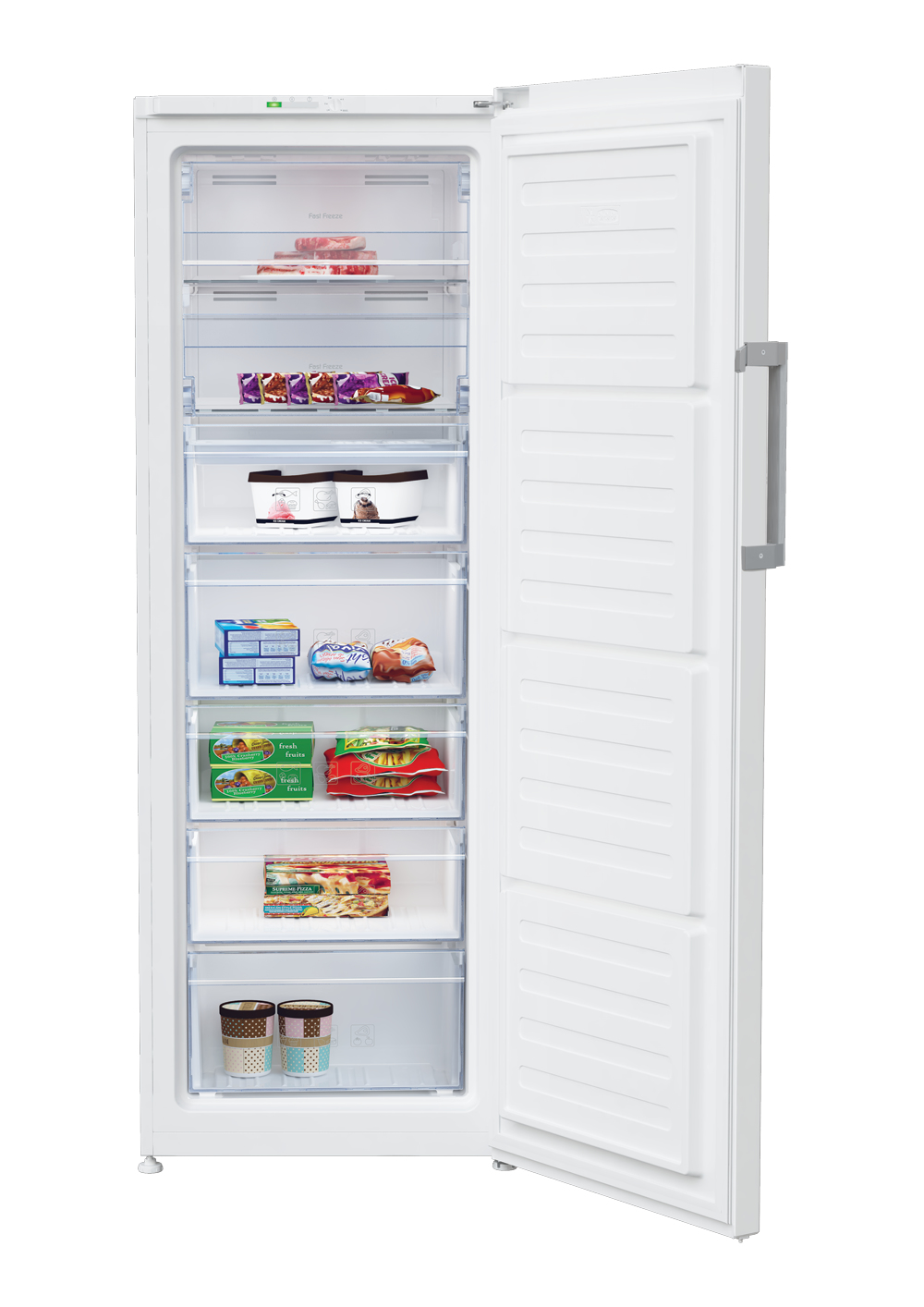 Beko RFNE290L23W freezer Upright freezer Freestanding – image 3