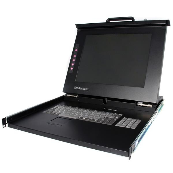StarTech.com 1U 15" Rackmount LCD Console - USB + PS/2 – image 1