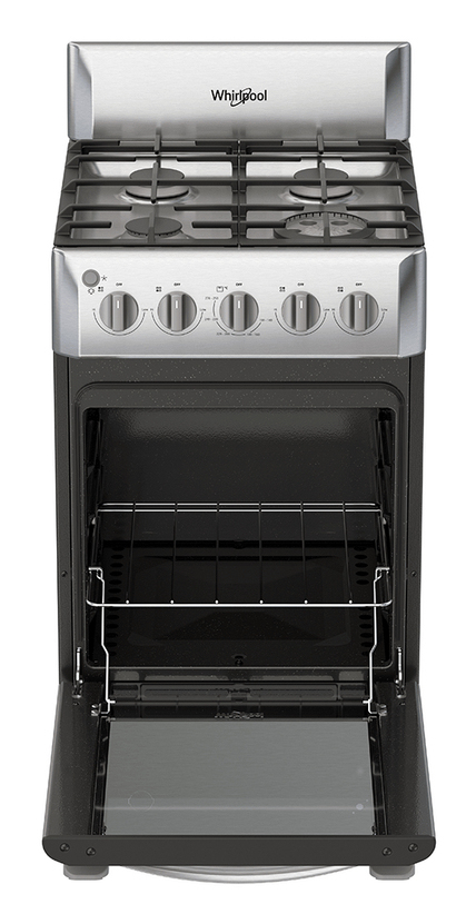 Whirlpool WWR5000S cooker Freestanding cooker Electric Gas Grey – image 1
