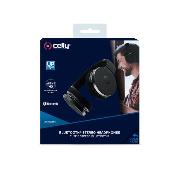 Celly ULTRABEAT Headset Wired & Wireless Head-band Micro-USB Bluetooth Black – image 6
