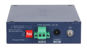 Dahua Technology CHS4106-4ET network switch Managed L2 Gigabit Ethernet (10/100/1000) Power over Ethernet (PoE) Desktop Blue – image 5