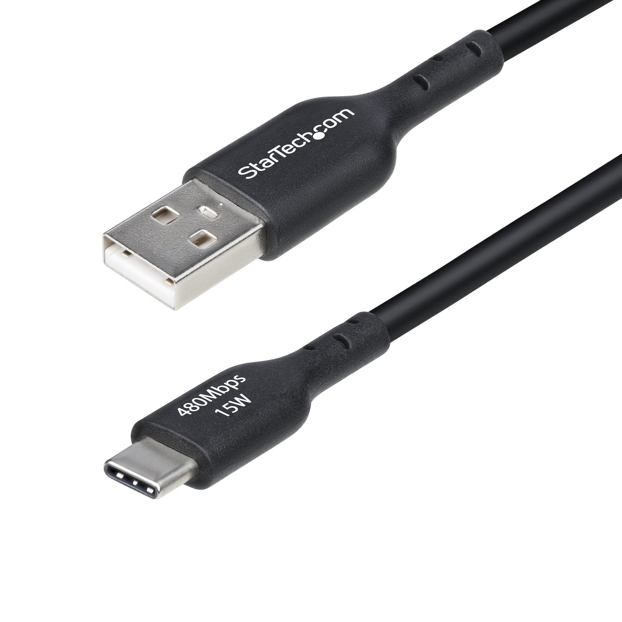 StarTech.com Cavo di Ricarica USB-A a USB-C da 3m - Cavetto di Carica Rapida USB-A a Type-C da 3A Cavo per Trasferimento Dati U