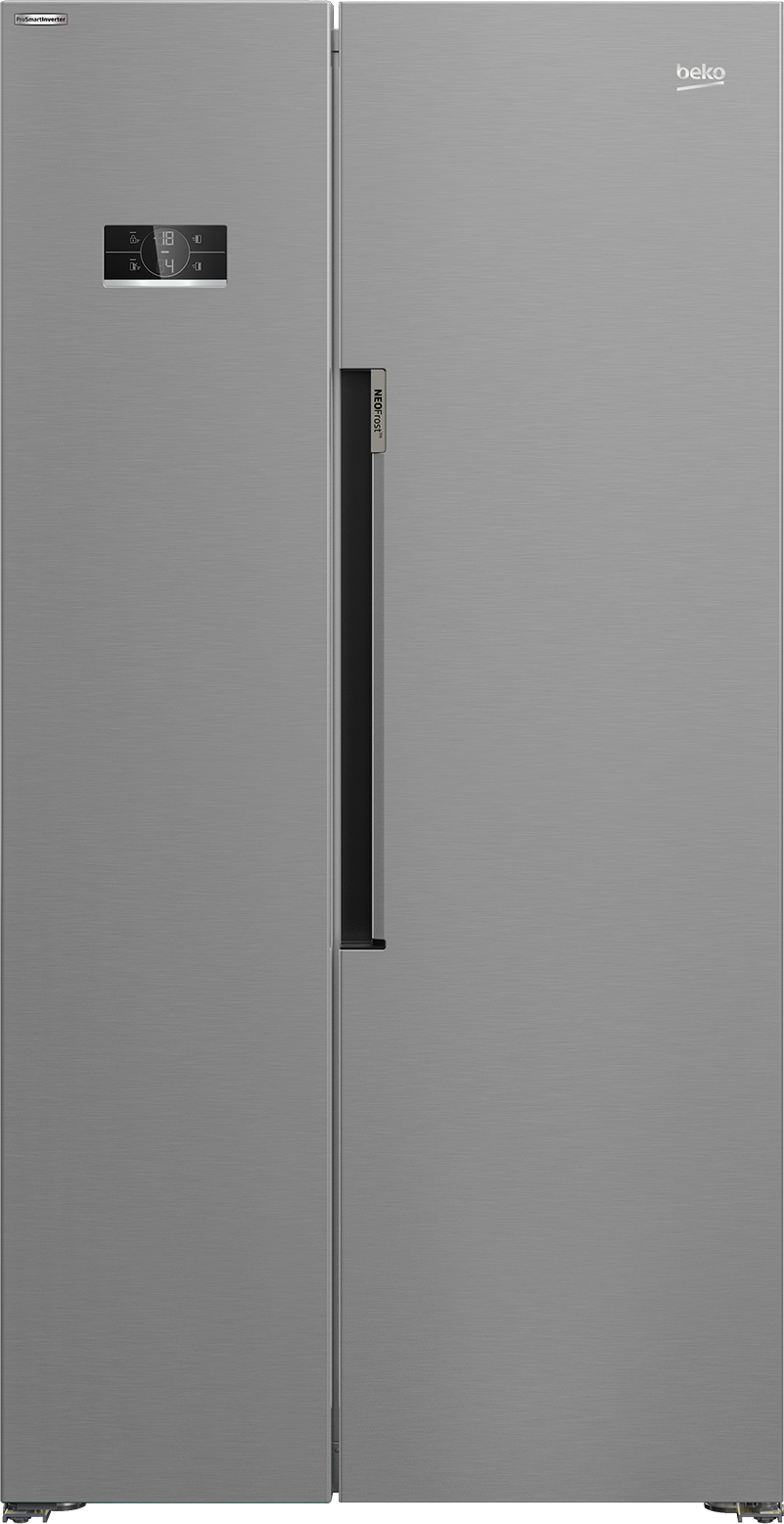 Beko GN163140XBN side-by-side refrigerator Freestanding – image 1