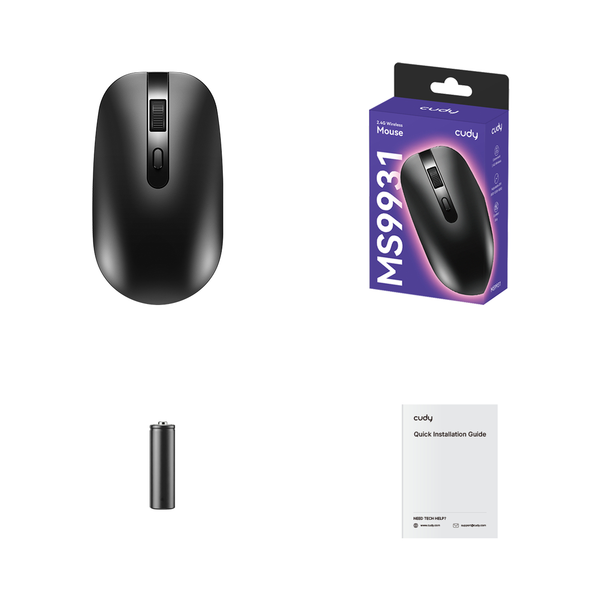 Cudy 2.4G Wireless Mouse, MS9931 1.0 – image 3