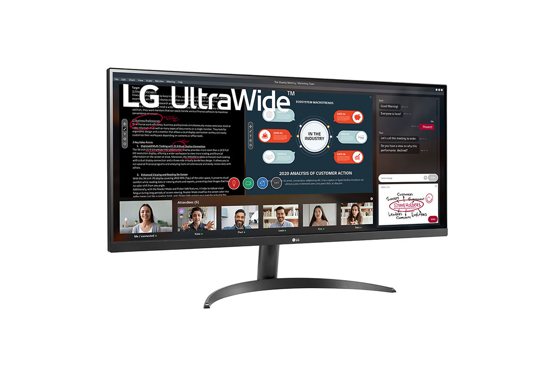 LG 34WP500-B computer monitor – image 3