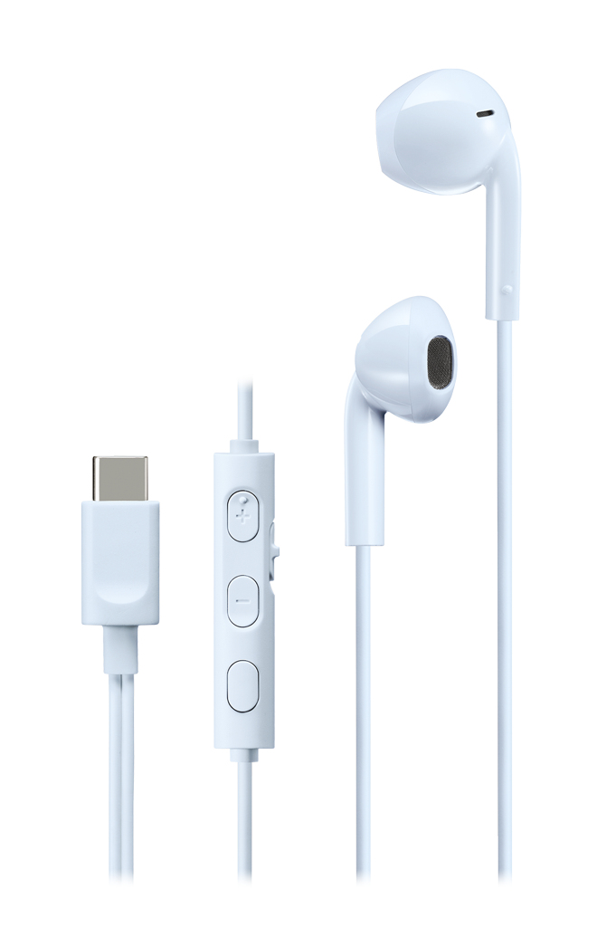 JVC HA-FR17UC Headphones Wired In-ear Calls/Music USB Type-C Blue image 1