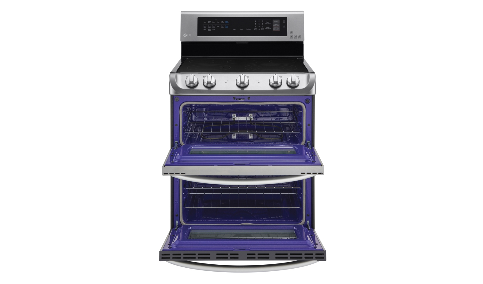 LG LDE4415ST cooker Freestanding cooker Electric Stainless steel – image 4
