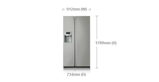 Samsung RSH5UBPN side-by-side refrigerator – image 2