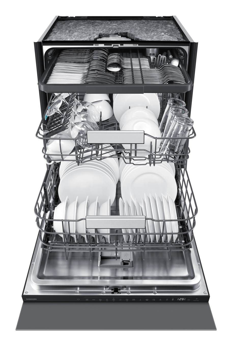 Samsung DW80H73QBI0U1 dishwasher Fully built-in 14 place settings – image 3