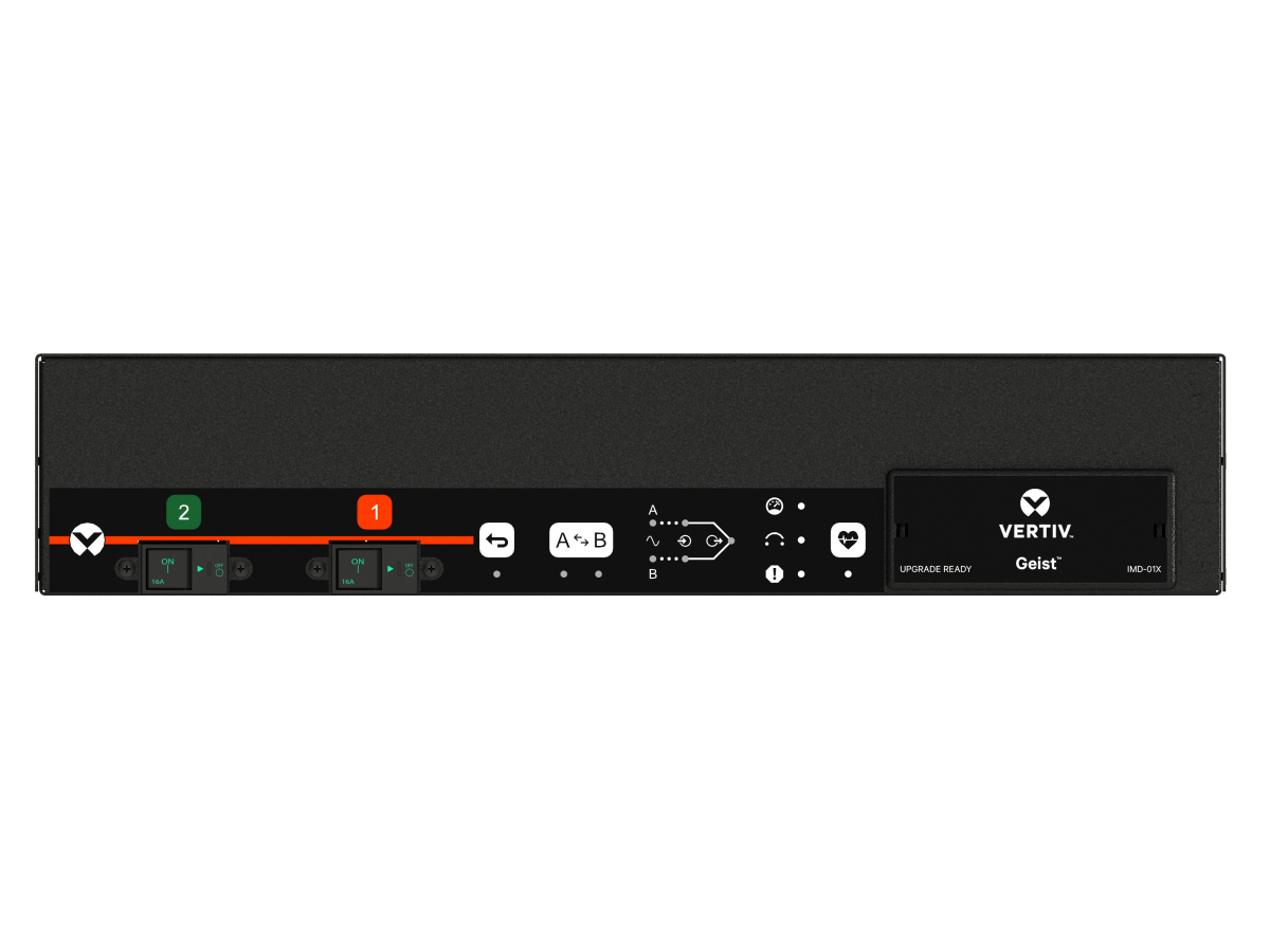 Vertiv Geist AG01X2R1-24CF13-3PS6PS6B211-D power distribution unit (PDU) 24 AC outlet(s) 0U Black – image 1