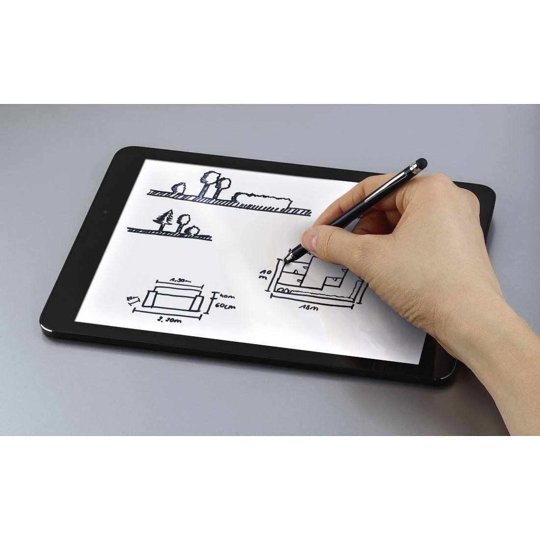 Hama Twin-Stylus stylus pen Black – image 3