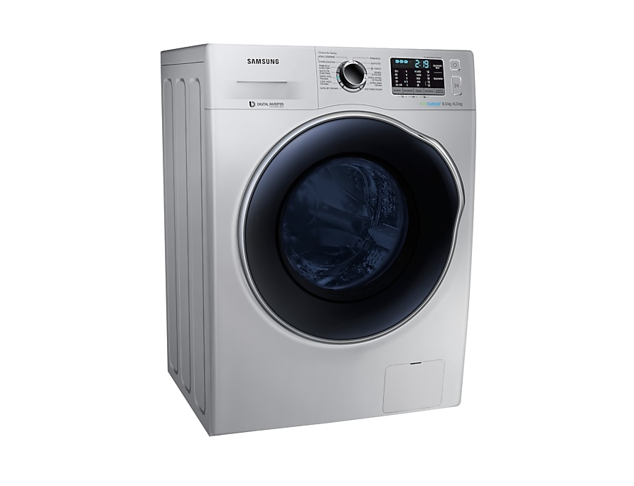 Samsung WD80J5B10AS/AH washer dryer Freestanding Front-load Silver – image 3