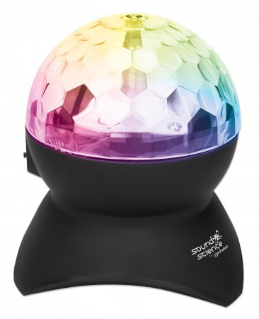 Manhattan Sound Science Disco Light Ball Bluetooth Speaker, FM Radio, Decent Sound Output (3W), 8 hour Playback time, Integrated Controls, Range 10m, microSD ca – image 2