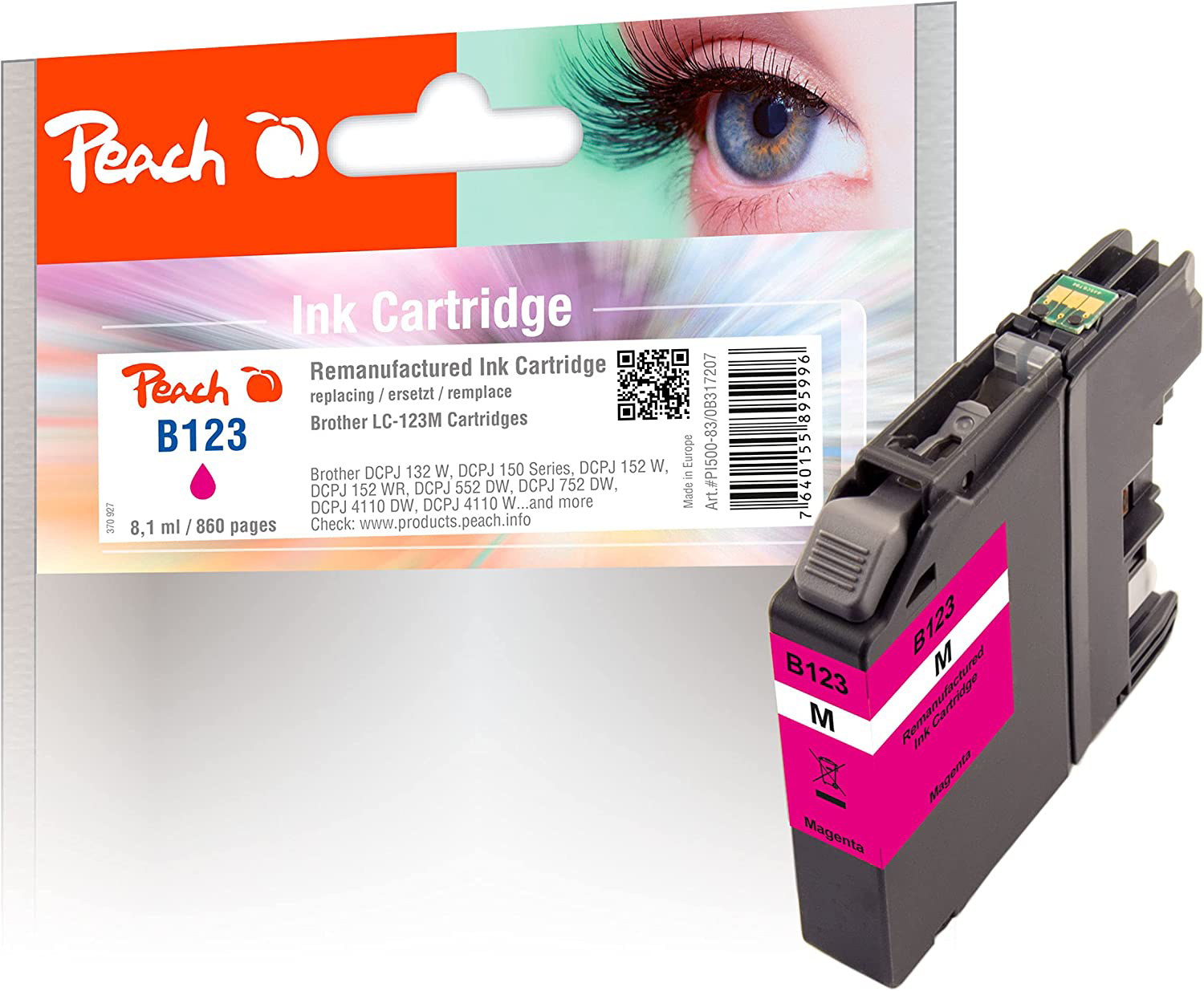 Peach 317207 toner cartridge 1 pc(s) Compatible Magenta – image 2