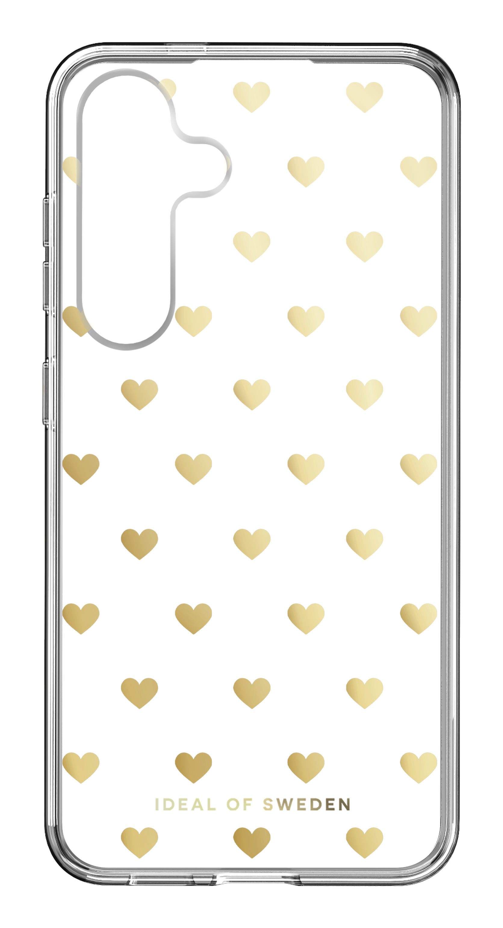 iDeal of Sweden Clear Case MagSafe Galaxy S24 / S25 Golden Hearts