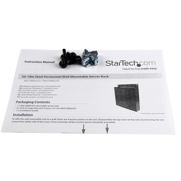 StarTech.com Wall-Mount Server Rack - 2U – image 5