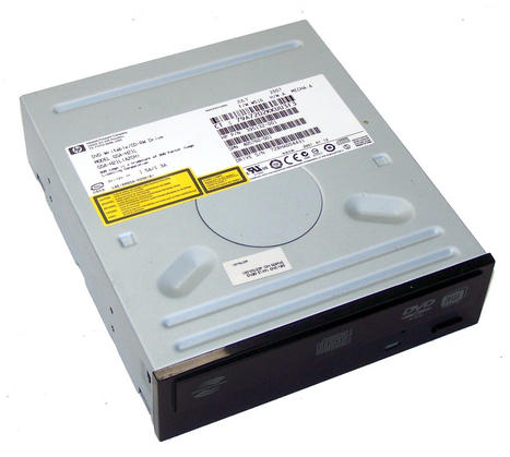 HP 405760-001 optical disc drive Internal DVD-RW Black, Grey