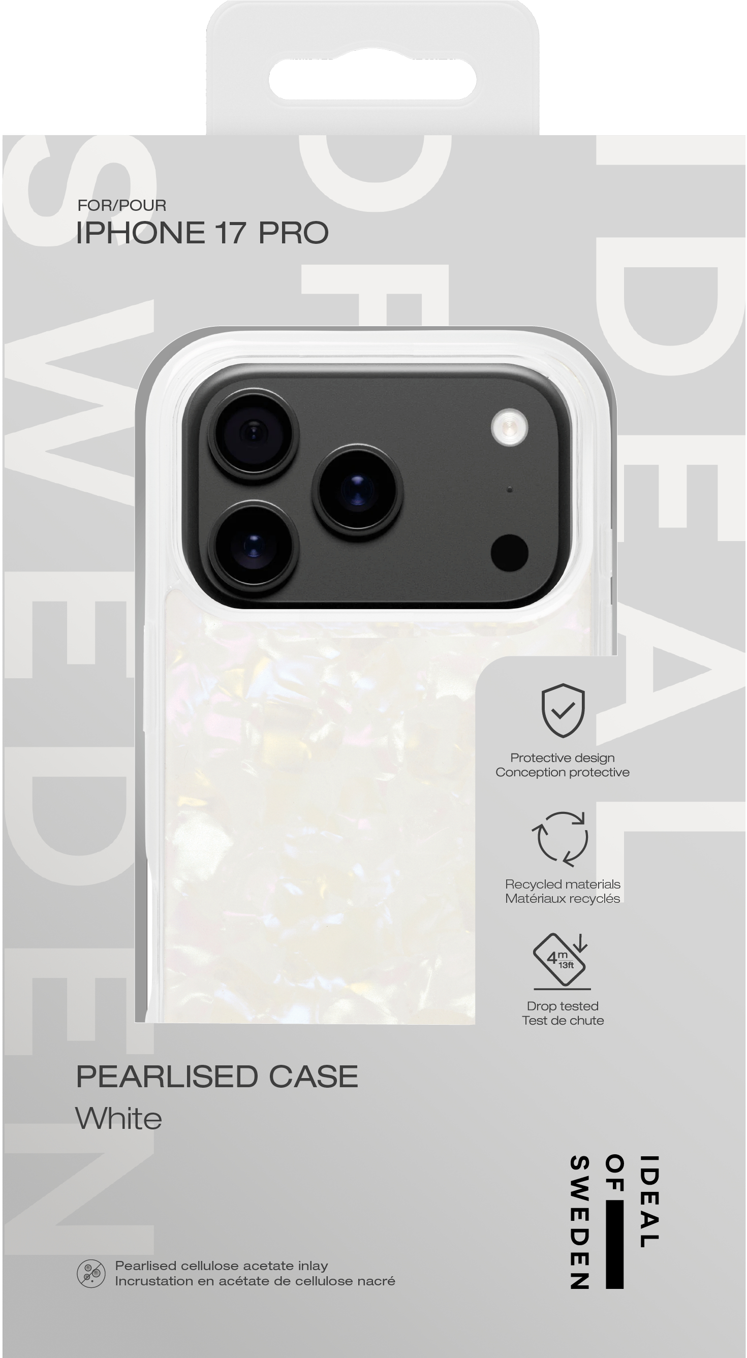 iDeal of Sweden Pearlised Case iPhone 17 Pro White – image 3
