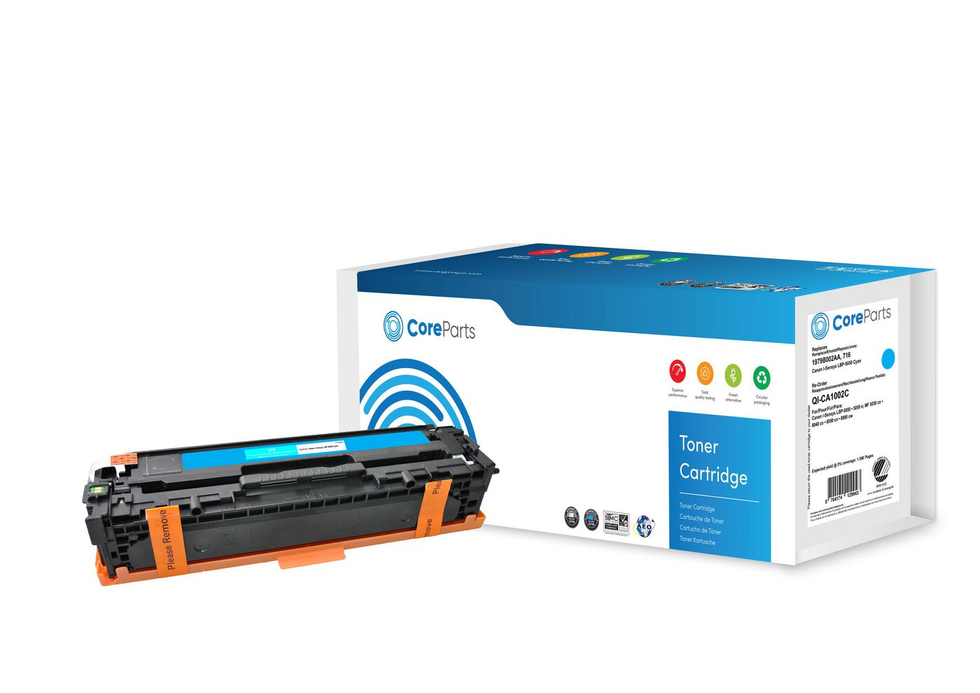 CoreParts Toner Cyan 1979B002AA