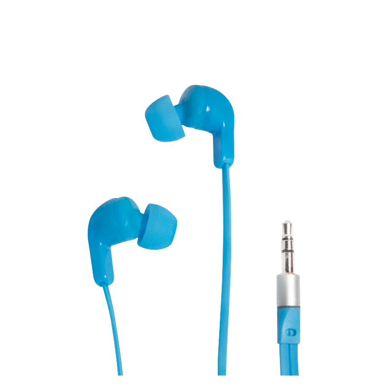 LogiLink HS0039 headphones/headset Wired In-ear Music Blue – image 1