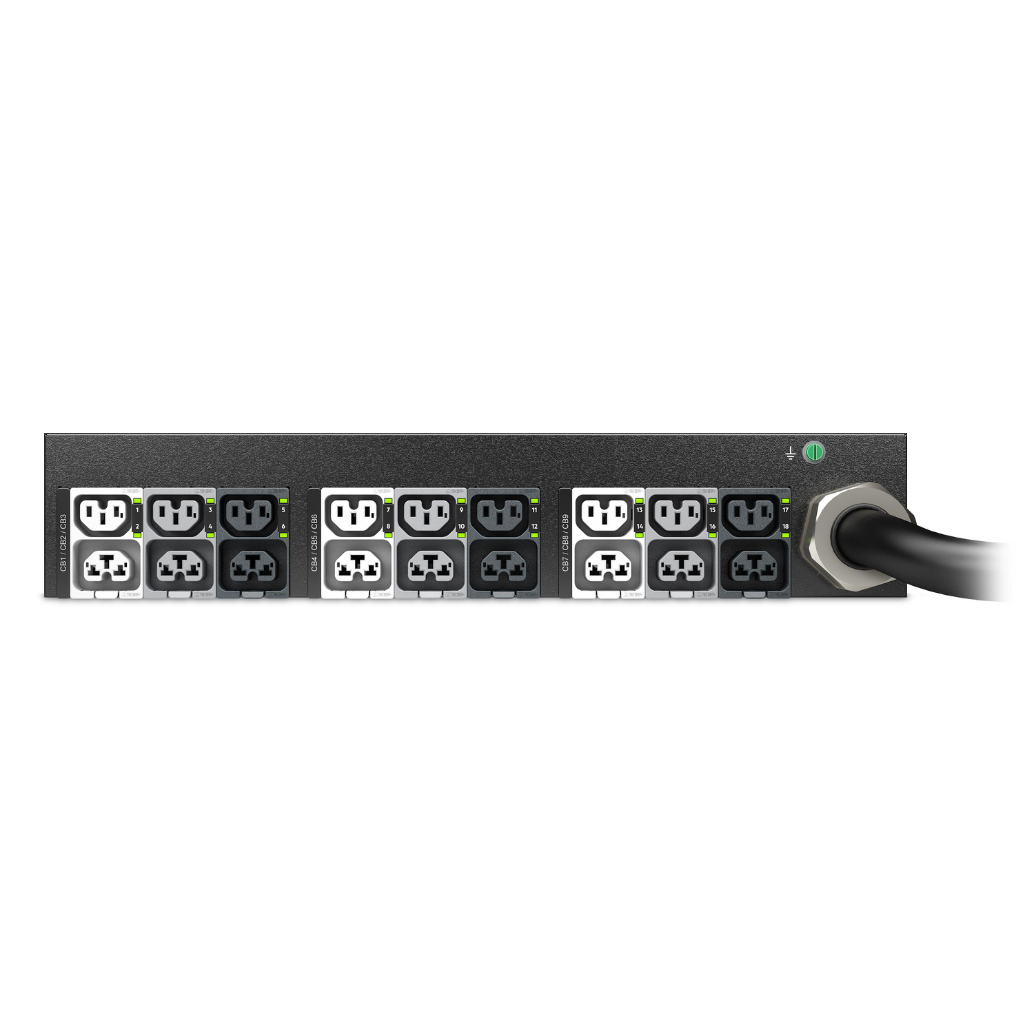 APC NetShelter Rack PDU Advanced Switched, 2U, 3 Phase, 415V, 41.4kVA 60A, 18 Outlets – image 3