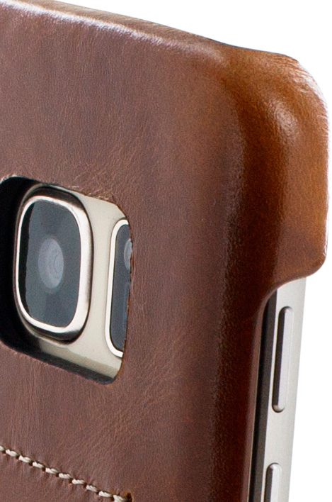 Mobiparts Excellent Backcover Samsung Galaxy S7 Oaked Cognac – image 3
