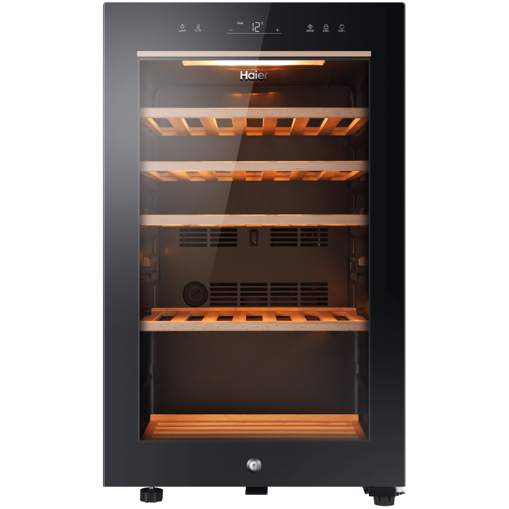 Haier FWC FWC49GA Compressor wine cooler Freestanding Black 49 bottle(s)