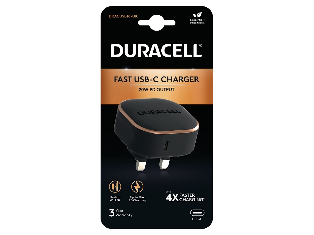 Duracell DRACUSB18-UK mobile device charger Black – image 2