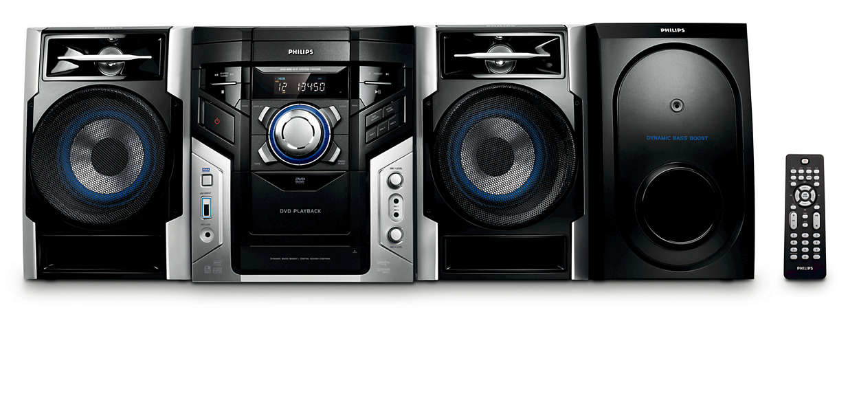 Philips FWD398 DVD Mini Hi-Fi System – image 1