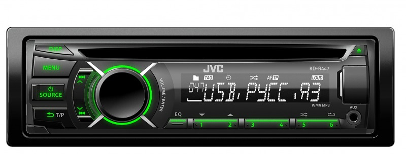 JVC KD-R447EE Black